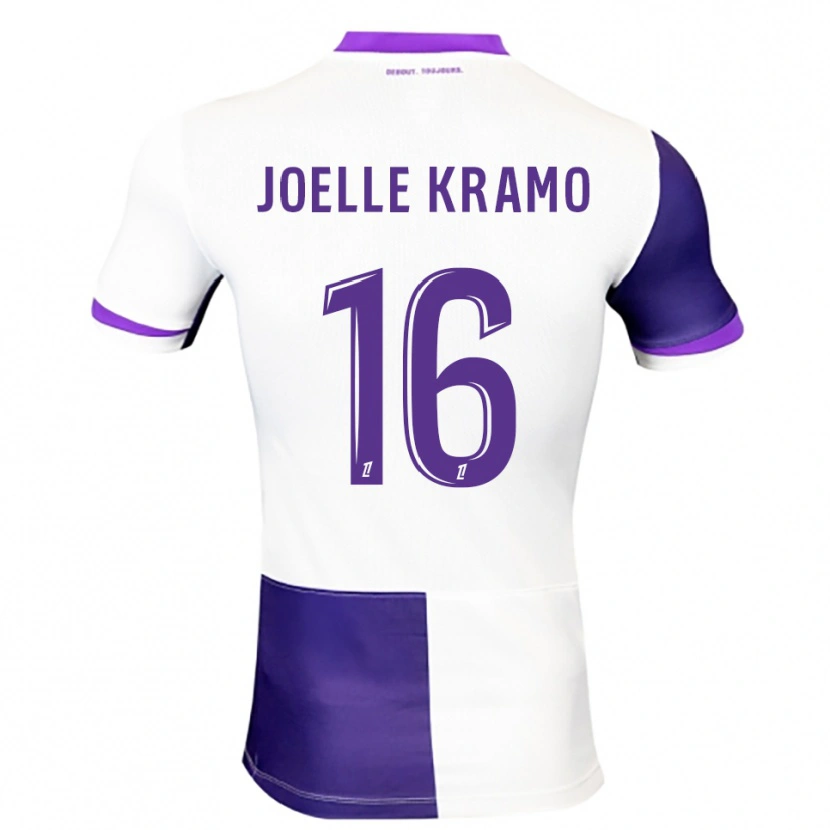 Danxen Mulher Camisola Marie Joelle Kramo #16 Roxo Branco Principal 2025/26 Camisa