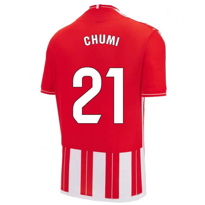 Danxen Mulher Camisola Chumi #21 Vermelho Branco Principal 2025/26 Camisa