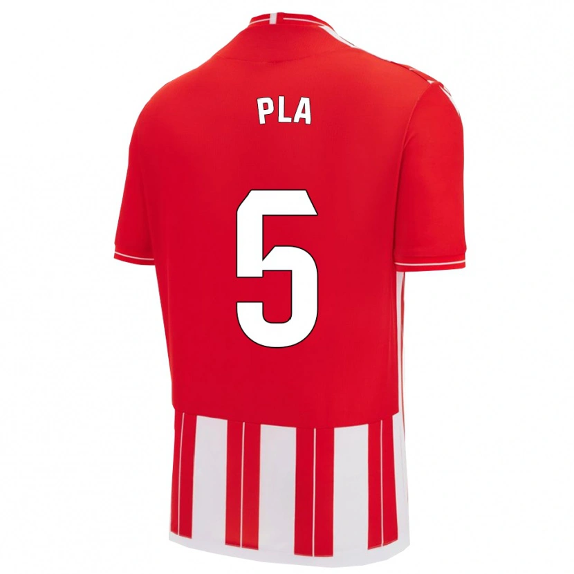 Danxen Mulher Camisola Edu Pla #5 Vermelho Branco Principal 2025/26 Camisa