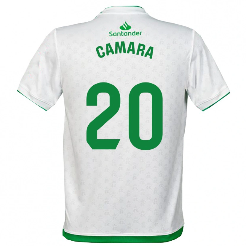 Danxen Mulher Camisola Suleiman Camara #20 Verde Branco Principal 2025/26 Camisa