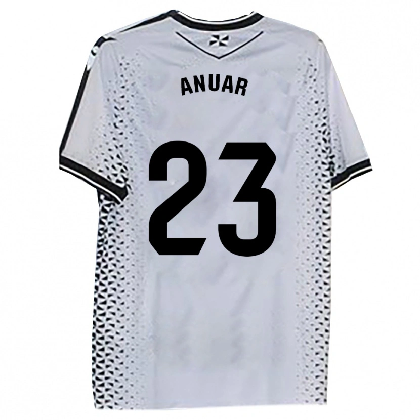Danxen Mulher Camisola Anuar #23 Branco Preto Principal 2025/26 Camisa