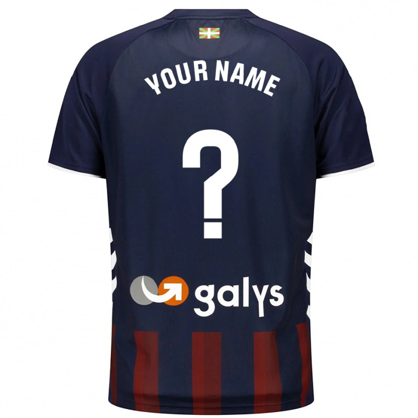 Danxen Mulher Camisola Seu Nome #0 Azul Marinho Vermelho Principal 2025/26 Camisa