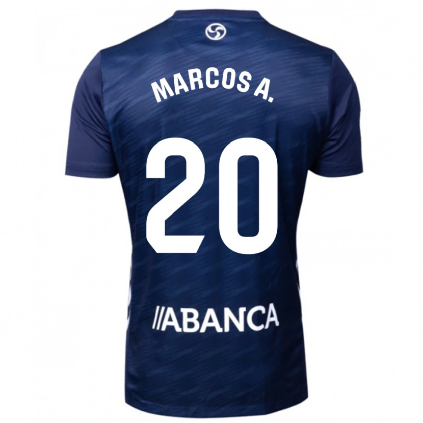 Danxen Mulher Camisola Marcos Alonso #20 Azul Marinho Branco Alternativa 2025/26 Camisa