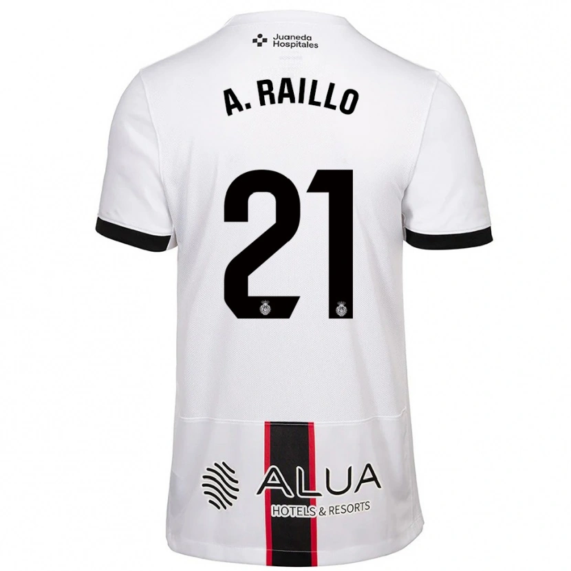 Danxen Mulher Camisola Antonio Raíllo #21 Branco Preto Alternativa 2025/26 Camisa