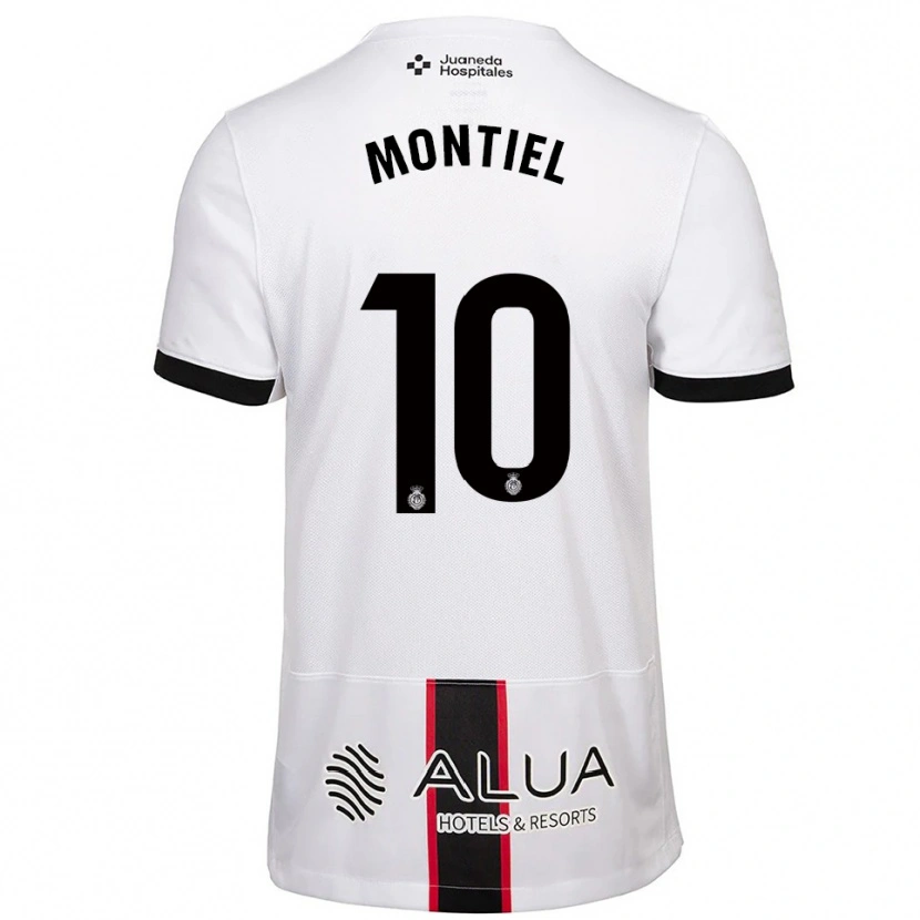 Danxen Mulher Camisola Luis Montiel #10 Branco Preto Alternativa 2025/26 Camisa