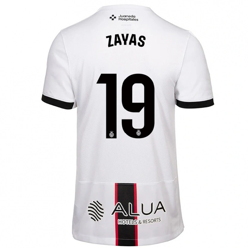 Danxen Mulher Camisola Yosmel Zayas #19 Branco Preto Alternativa 2025/26 Camisa