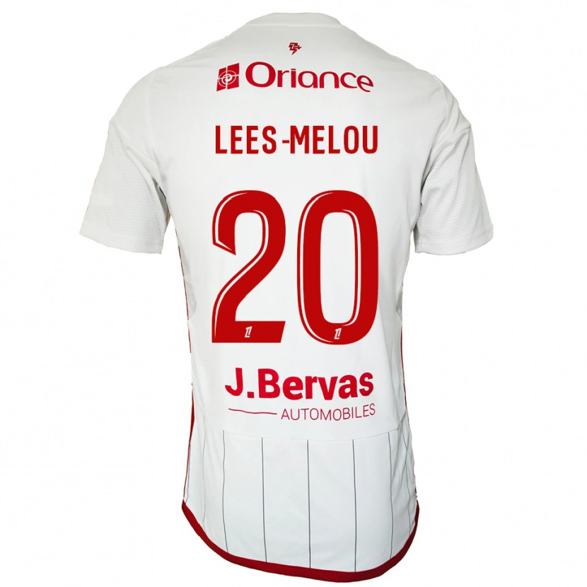 Danxen Mulher Camisola Pierre Lees-Melou #20 Branco Vermelho Alternativa 2025/26 Camisa