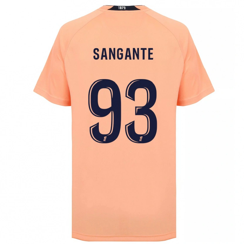 Danxen Mulher Camisola Arouna Sangante #93 Laranja Azul Marinho Alternativa 2025/26 Camisa