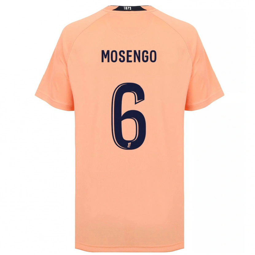 Danxen Mulher Camisola Daren Mosengo #6 Laranja Azul Marinho Alternativa 2025/26 Camisa