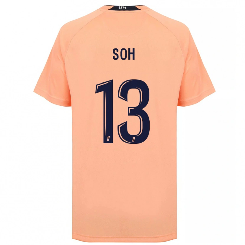 Danxen Mulher Camisola Yanis Soh #13 Laranja Azul Marinho Alternativa 2025/26 Camisa