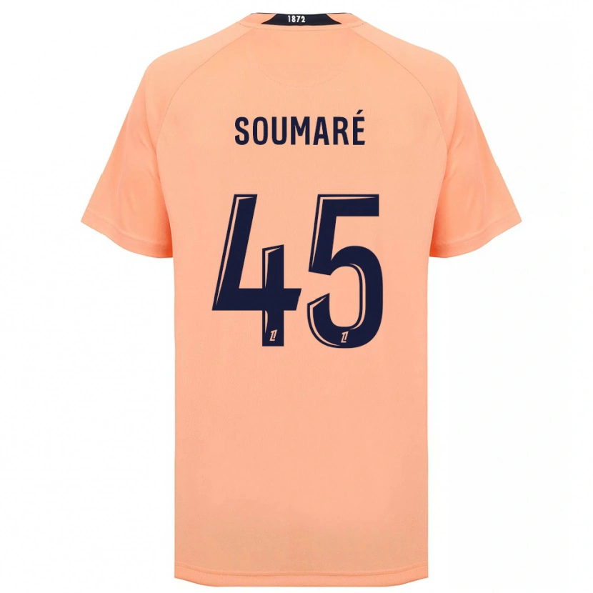 Danxen Mulher Camisola Issa Soumaré #45 Laranja Azul Marinho Alternativa 2025/26 Camisa