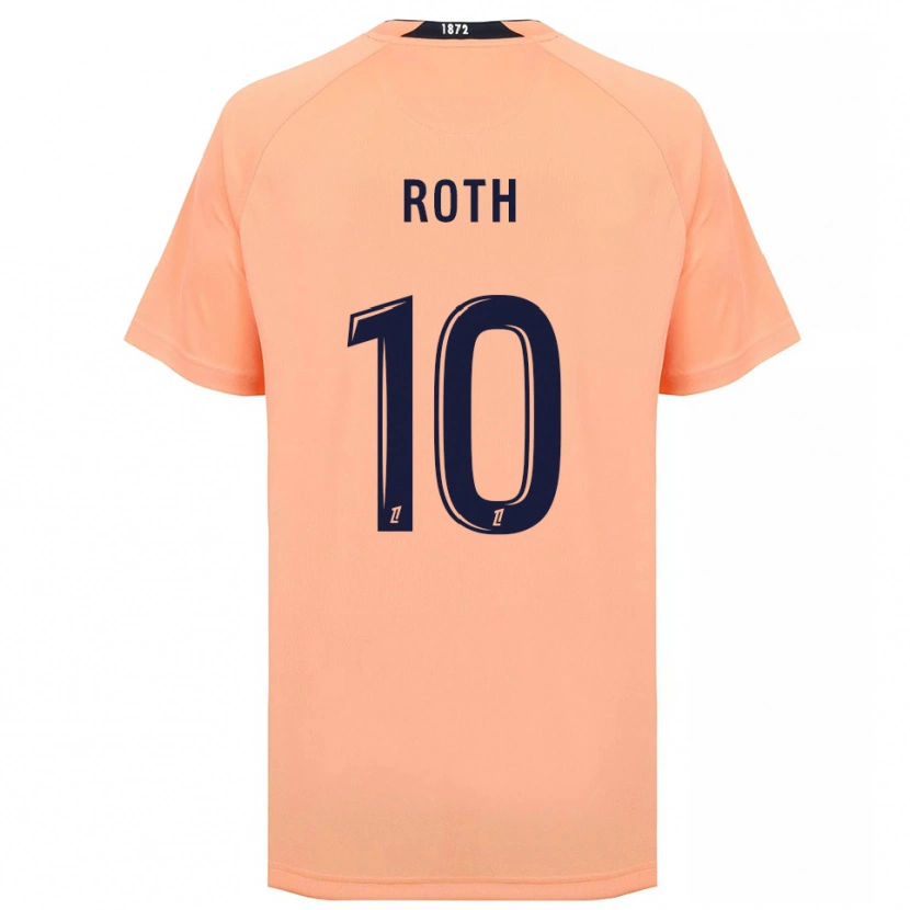 Danxen Mulher Camisola Madeline Roth #10 Laranja Azul Marinho Alternativa 2025/26 Camisa