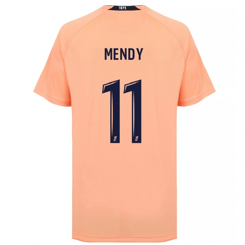 Danxen Mulher Camisola Melinda Mendy #11 Laranja Azul Marinho Alternativa 2025/26 Camisa