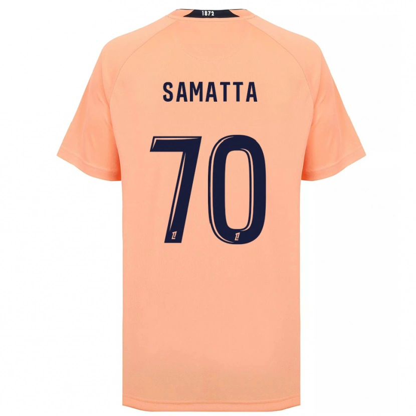 Danxen Mulher Camisola Ally Samatta #70 Laranja Azul Marinho Alternativa 2025/26 Camisa