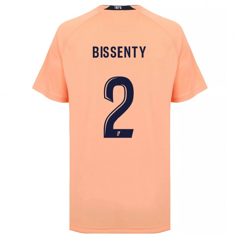 Danxen Mulher Camisola Bissenty Gomis #2 Laranja Azul Marinho Alternativa 2025/26 Camisa