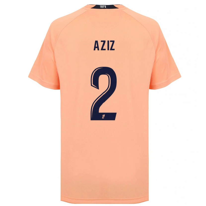 Danxen Mulher Camisola Hayman Aziz #2 Laranja Azul Marinho Alternativa 2025/26 Camisa