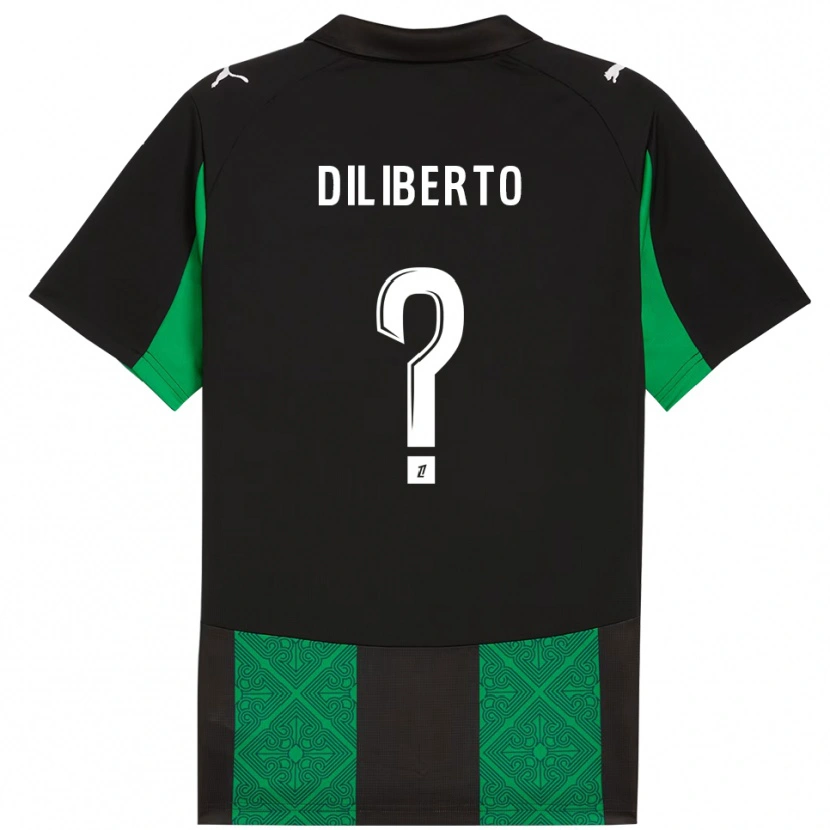 Danxen Mulher Camisola Noah Diliberto #0 Preto Verde Alternativa 2025/26 Camisa