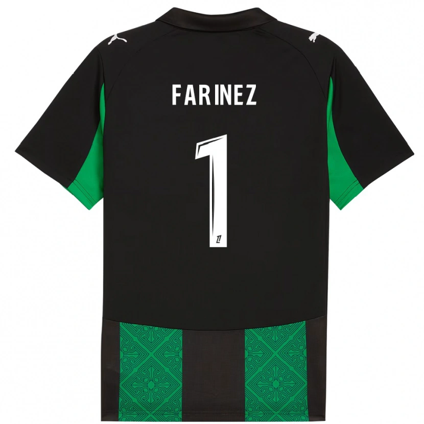 Danxen Mulher Camisola Wuilker Fariñez #1 Preto Verde Alternativa 2025/26 Camisa