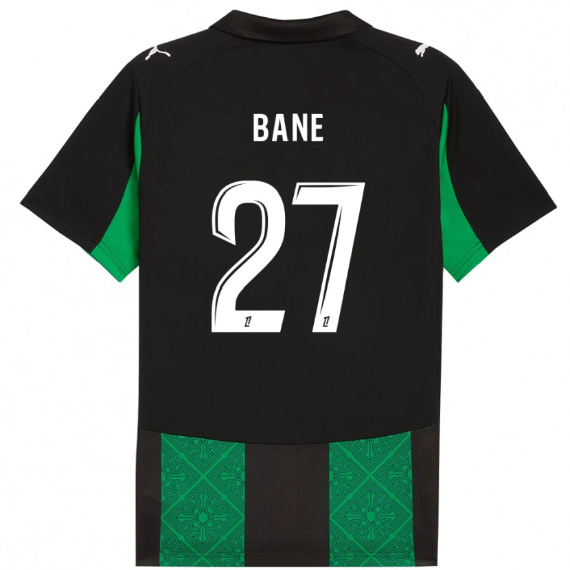 Danxen Mulher Camisola Sidi Bane #27 Preto Verde Alternativa 2025/26 Camisa