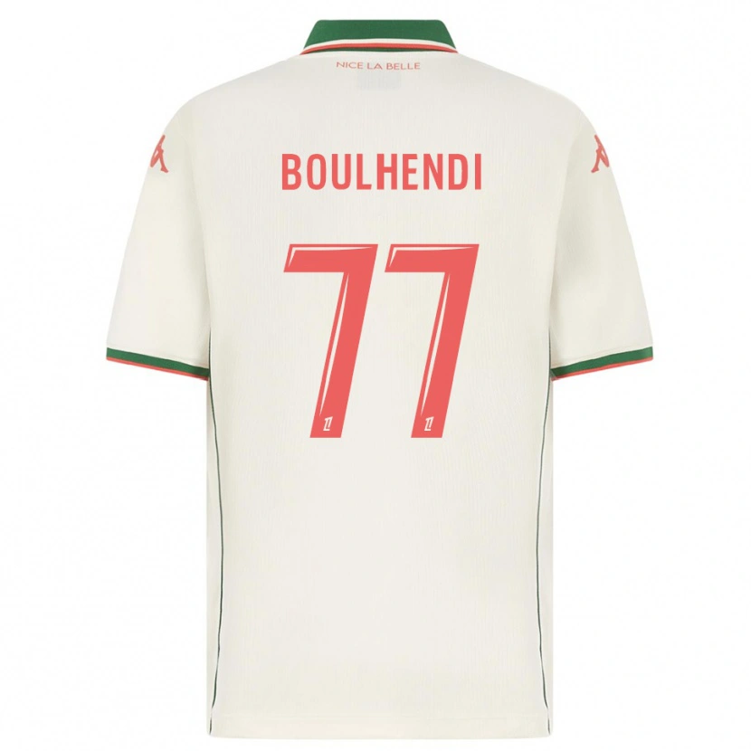 Danxen Mulher Camisola Teddy Boulhendi #77 Branco Verde Alternativa 2025/26 Camisa