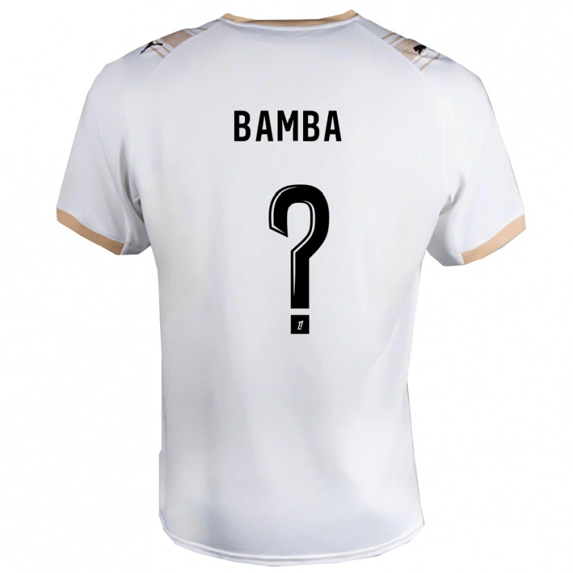 Danxen Mulher Camisola Mohamed Bamba #0 Branco Preto Alternativa 2025/26 Camisa