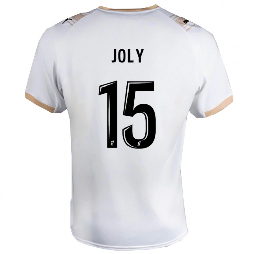 Danxen Mulher Camisola Lou-Ann Joly #15 Branco Preto Alternativa 2025/26 Camisa
