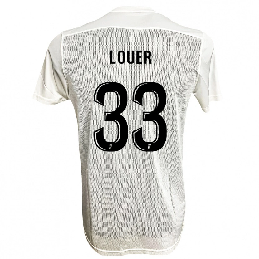 Danxen Mulher Camisola Marius Louër #33 Preto Branco Alternativa 2025/26 Camisa