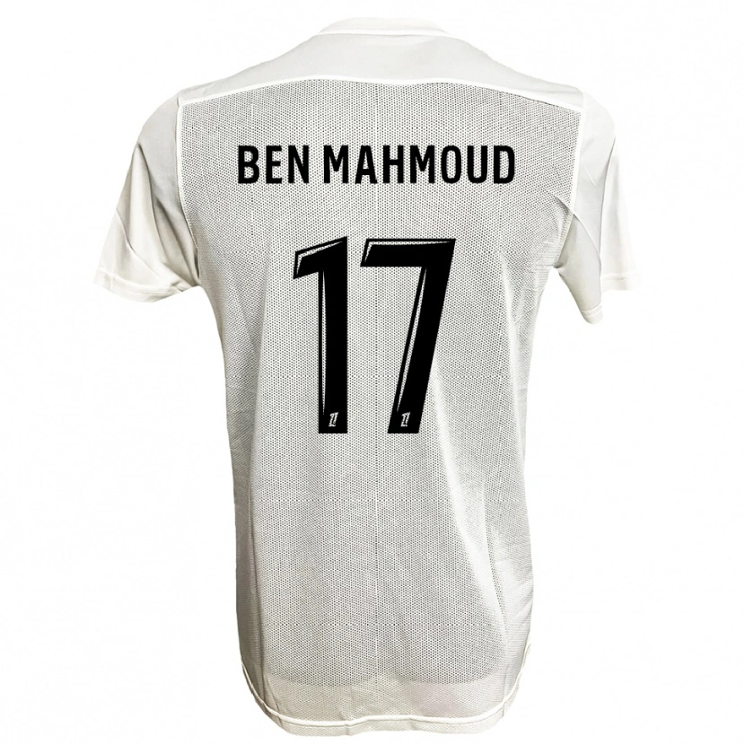 Danxen Mulher Camisola Yessine Ben Mahmoud #17 Preto Branco Alternativa 2025/26 Camisa
