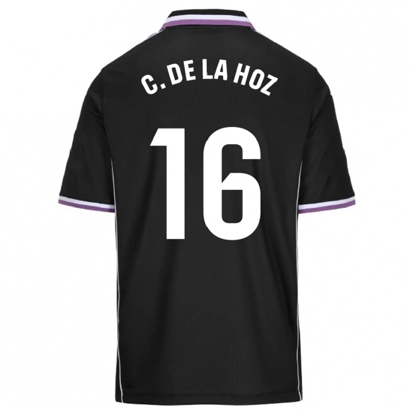 Danxen Mulher Camisola César De La Hoz #16 Roxo Preto Alternativa 2025/26 Camisa