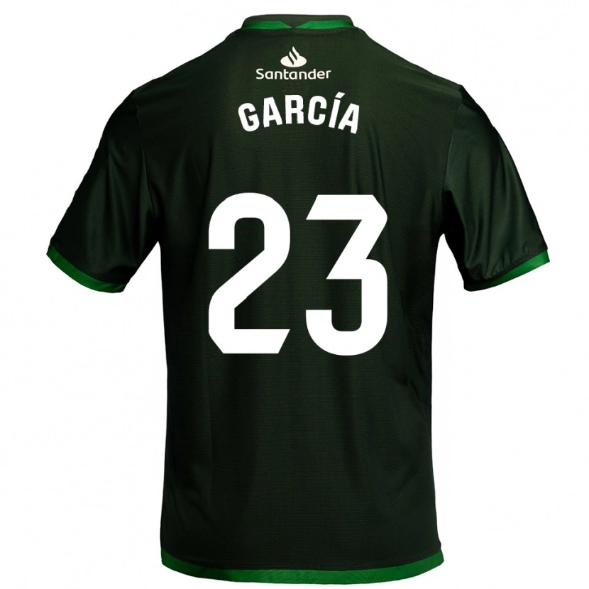 Danxen Mulher Camisola Mario García #23 Verde Escuro Alternativa 2025/26 Camisa