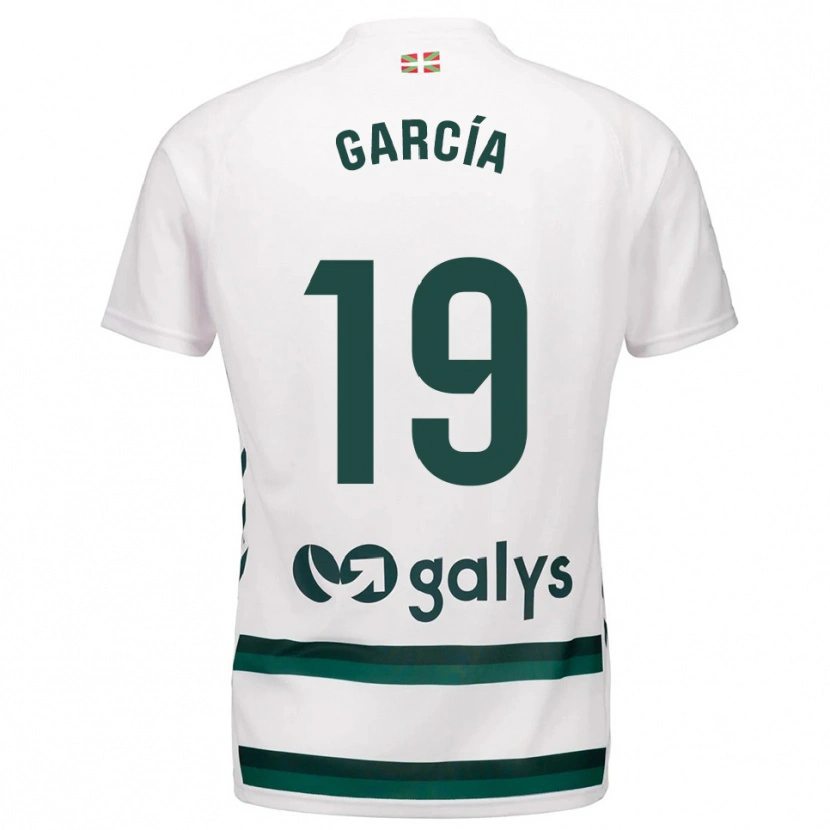 Danxen Mulher Camisola Hugo García #19 Branco Verde Alternativa 2025/26 Camisa