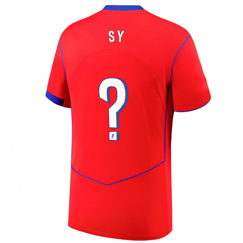 Danxen Mulher Camisola Bocar Sy #0 Vermelho Azul Branco Terceiro 2025/26 Camisa