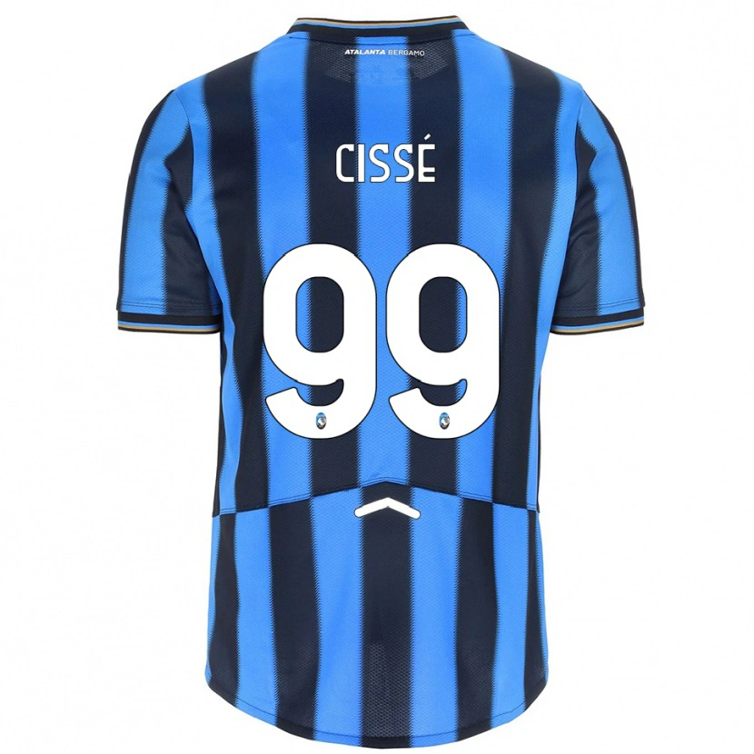 Danxen Criança Camisola Moustapha Cissé #99 Azul Celeste Preto Principal 2025/26 Camisa