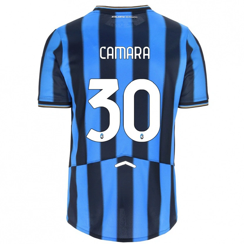 Danxen Criança Camisola Henry Camara #30 Azul Celeste Preto Principal 2025/26 Camisa