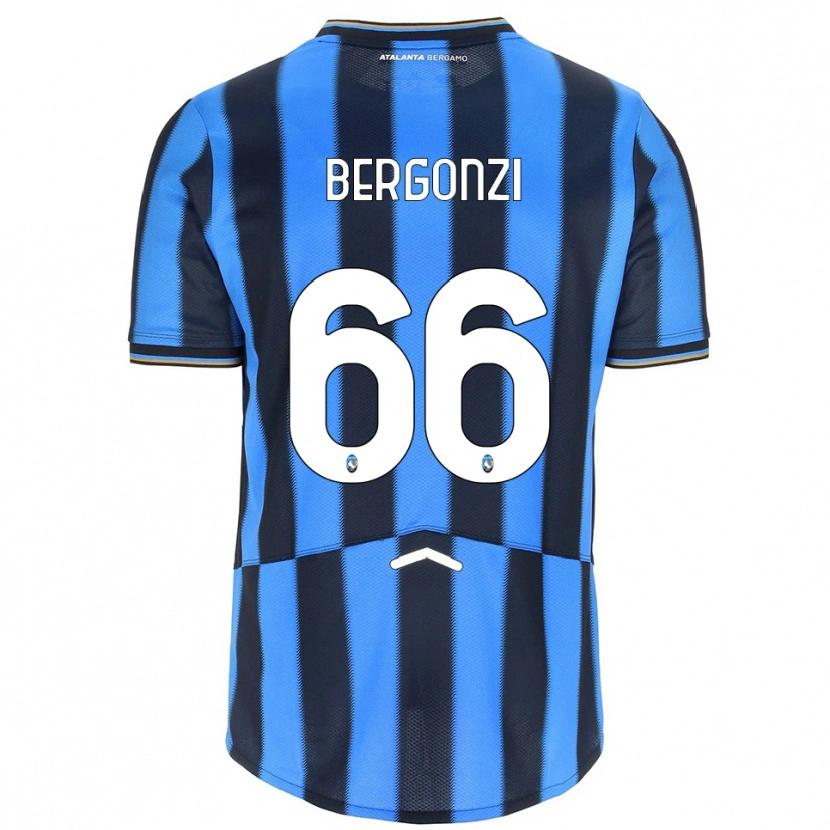 Danxen Criança Camisola Federico Bergonzi #66 Azul Celeste Preto Principal 2025/26 Camisa
