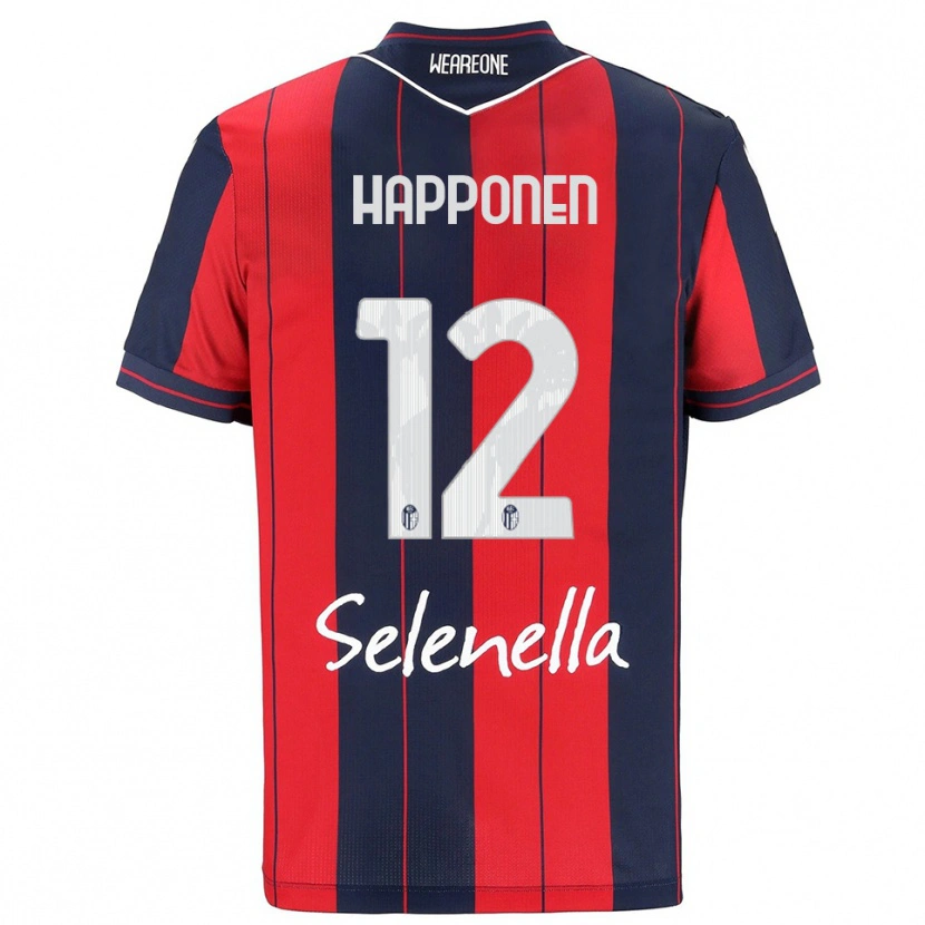 Danxen Criança Camisola Ukko Happonen #12 Vermelho Marinho Principal 2025/26 Camisa