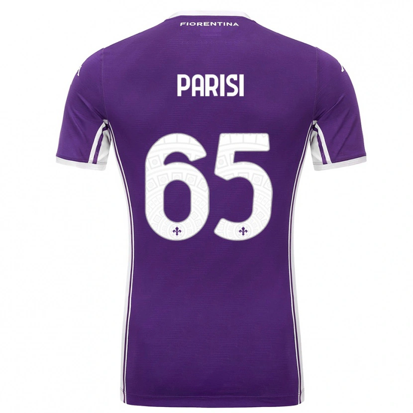Danxen Criança Camisola Fabiano Parisi #65 Roxo Branco Principal 2025/26 Camisa