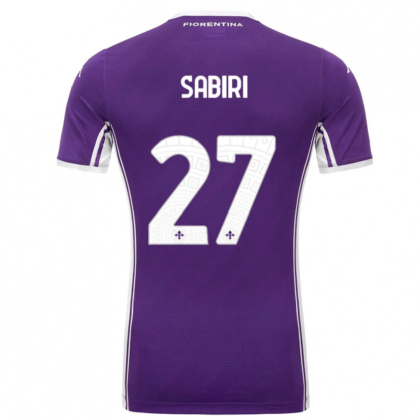 Danxen Criança Camisola Abdelhamid Sabiri #27 Roxo Branco Principal 2025/26 Camisa