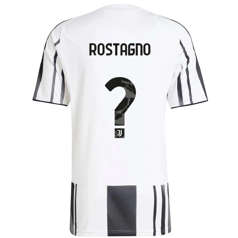 Danxen Criança Camisola Alberto Rostagno #0 Branco Preto Principal 2025/26 Camisa