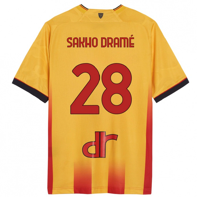 Danxen Criança Camisola Samba Sakho Dramé #28 Amarelo Laranja Principal 2025/26 Camisa