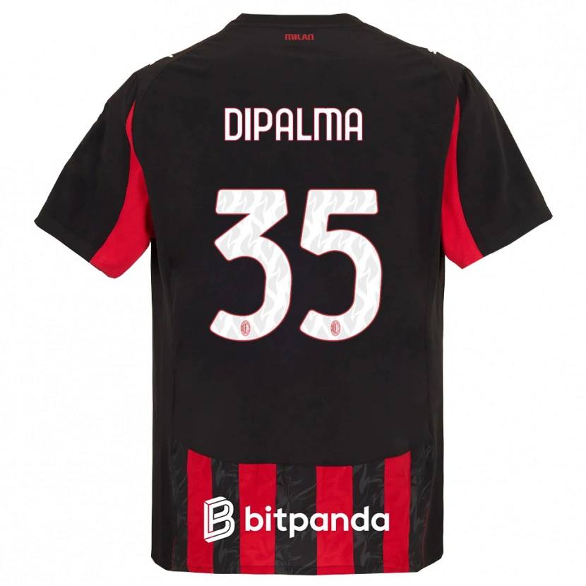 Danxen Criança Camisola Matteo Dipalma #35 Vermelho Preto Principal 2025/26 Camisa