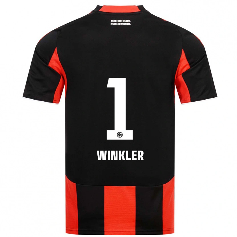 Danxen Criança Camisola Sophia Winkler #1 Preto Vermelho Principal 2025/26 Camisa