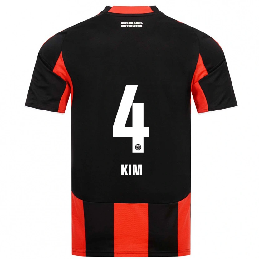 Danxen Criança Camisola Yoon-Do Kim #4 Preto Vermelho Principal 2025/26 Camisa