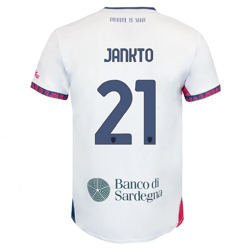 Danxen Criança Camisola Jakub Jankto #21 Branco Marinho Vermelho Alternativa 2025/26 Camisa