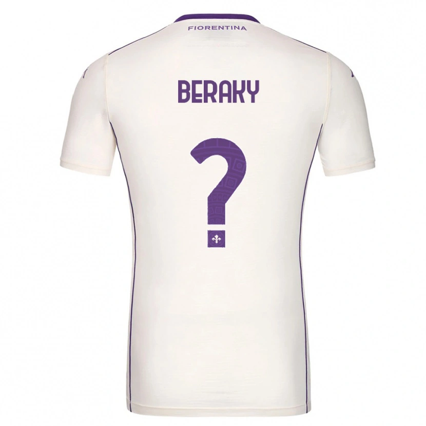 Danxen Criança Camisola Mussie Beraky #0 Branco Roxo Vermelho Alternativa 2025/26 Camisa