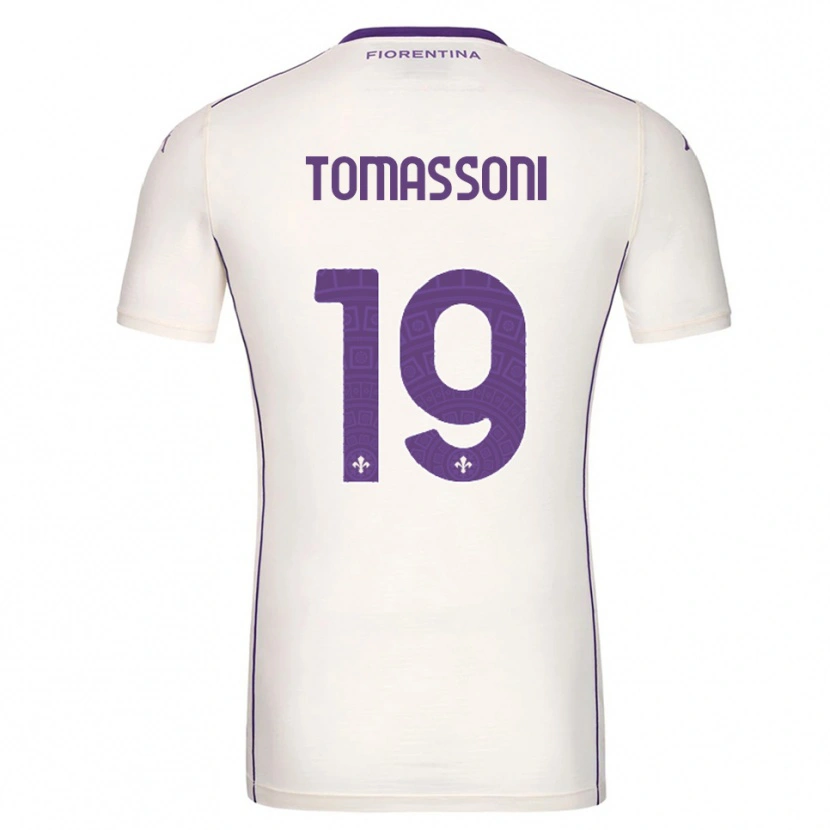 Danxen Criança Camisola Emma Tomassoni #19 Branco Roxo Vermelho Alternativa 2025/26 Camisa