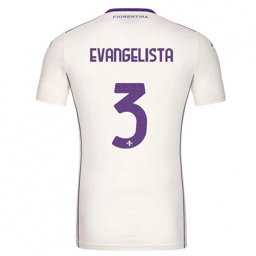 Danxen Criança Camisola Carlo Evangelista #3 Branco Roxo Vermelho Alternativa 2025/26 Camisa