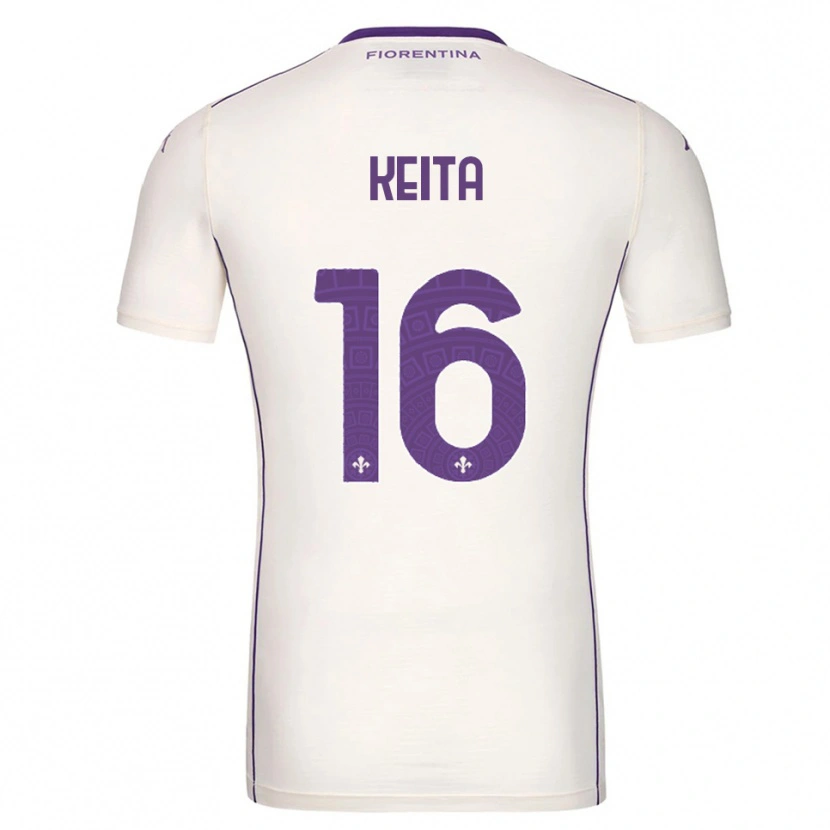 Danxen Criança Camisola Bala Keita #16 Branco Roxo Vermelho Alternativa 2025/26 Camisa