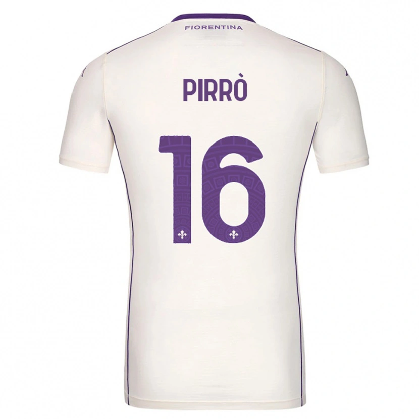 Danxen Criança Camisola Antonio Pirrò #16 Branco Roxo Vermelho Alternativa 2025/26 Camisa