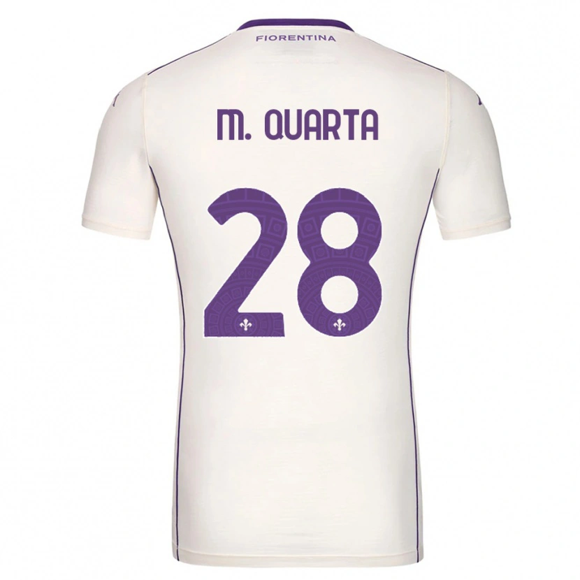 Danxen Criança Camisola Lucas Martinez Quarta #28 Branco Roxo Vermelho Alternativa 2025/26 Camisa